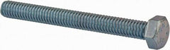 Value Collection - 5/16-18 UNC, 3" Length Under Head Hex Head Cap Screw - Fully Threaded, Grade 2 Steel, Zinc-Plated Finish, 1/2" Hex - USA Tool & Supply
