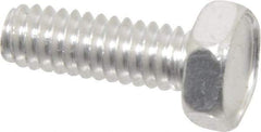 Value Collection - 1/4-20 UNC, 3/4" Length Under Head Hex Head Cap Screw - Grade 2024T4 Aluminum, 7/16" Hex - USA Tool & Supply