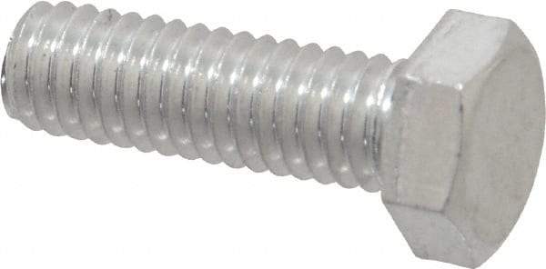 Value Collection - 5/16-18 UNC, 1" Length Under Head Hex Head Cap Screw - Grade 2024T4 Aluminum, 1/2" Hex - USA Tool & Supply