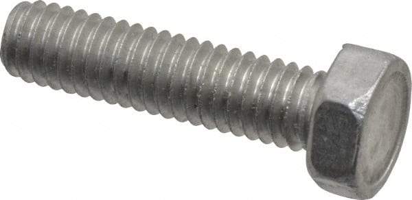 Value Collection - 5/16-18 UNC, 1-1/4" Length Under Head Hex Head Cap Screw - Grade 2024T4 Aluminum, 1/2" Hex - USA Tool & Supply