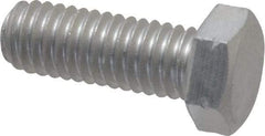 Value Collection - 3/8-16 UNC, 1" Length Under Head Hex Head Cap Screw - Grade 2024T4 Aluminum, 9/16" Hex - USA Tool & Supply