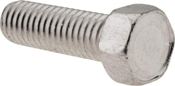 Value Collection - 3/8-16 UNC, 1-1/4" Length Under Head Hex Head Cap Screw - Grade 2024T4 Aluminum, 9/16" Hex - USA Tool & Supply