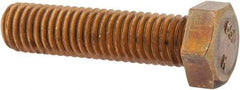 Value Collection - 1/2-13 UNC, 2" Length Under Head Hex Head Cap Screw - Silicon Bronze, 3/4" Hex - USA Tool & Supply