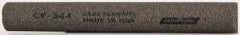 Norton - 4" Long x 1/2" Diam Aluminum Oxide Sharpening Stone - Half Round, Coarse Grade - USA Tool & Supply