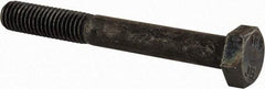 Value Collection - M8x1.25mm Metric Coarse, 65mm Length Under Head Hex Head Cap Screw - Partially Threaded, Grade 10.9 Steel, Black Oxide Finish, 13mm Hex - USA Tool & Supply