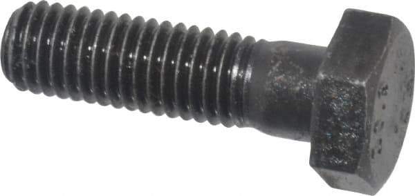 Value Collection - M10x1.50mm Metric Coarse, 35mm Length Under Head Hex Head Cap Screw - Partially Threaded, Grade 10.9 Steel, Black Oxide Finish, 17mm Hex - USA Tool & Supply