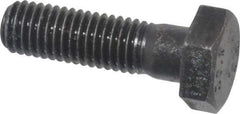 Value Collection - M10x1.50mm Metric Coarse, 35mm Length Under Head Hex Head Cap Screw - Partially Threaded, Grade 10.9 Steel, Black Oxide Finish, 17mm Hex - USA Tool & Supply