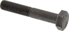 Value Collection - M10x1.50mm Metric Coarse, 60mm Length Under Head Hex Head Cap Screw - Partially Threaded, Grade 10.9 Steel, Black Oxide Finish, 17mm Hex - USA Tool & Supply