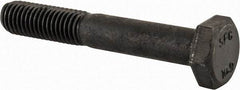 Value Collection - M10x1.50mm Metric Coarse, 65mm Length Under Head Hex Head Cap Screw - Partially Threaded, Grade 10.9 Steel, Uncoated, 17mm Hex - USA Tool & Supply
