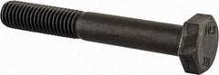 Value Collection - M10x1.50mm Metric Coarse, 70mm Length Under Head Hex Head Cap Screw - Partially Threaded, Grade 10.9 Steel, Black Oxide Finish, 17mm Hex - USA Tool & Supply