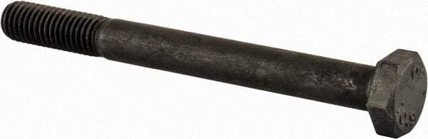Value Collection - M10x1.50mm Metric Coarse, 100mm Length Under Head Hex Head Cap Screw - Partially Threaded, Grade 10.9 Steel, Uncoated, 17mm Hex - USA Tool & Supply