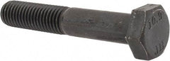 Value Collection - M12x1.75mm Metric Coarse, 70mm Length Under Head Hex Head Cap Screw - Partially Threaded, Grade 10.9 Steel, Black Oxide Finish, 19mm Hex - USA Tool & Supply