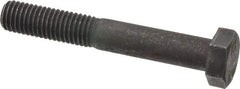 Value Collection - M12x1.75mm Metric Coarse, 80mm Length Under Head Hex Head Cap Screw - Partially Threaded, Grade 10.9 Steel, Black Oxide Finish, 19mm Hex - USA Tool & Supply