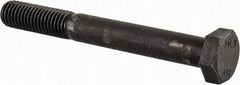 Value Collection - M12x1.75mm Metric Coarse, 100mm Length Under Head Hex Head Cap Screw - Partially Threaded, Grade 10.9 Steel, Black Oxide Finish, 19mm Hex - USA Tool & Supply