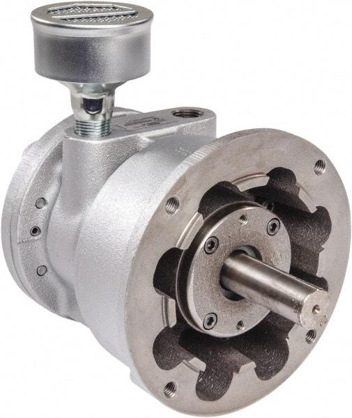 Gast - 5-1/4 hp Reversible Flange Air Actuated Motor - 0:00 Gear Ratio, 2,500 Max RPM, 2.13" Shaft Length, 7/8" Shaft Diam - USA Tool & Supply