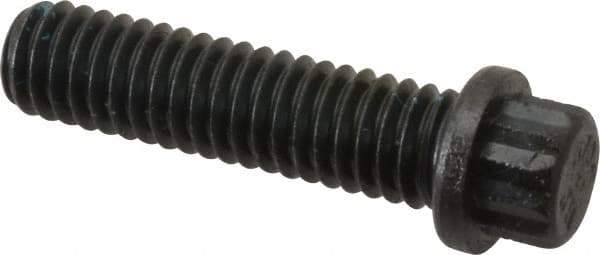 Value Collection - 5/16-18 UNC, 1-1/4" Length Under Head, 12 Point Drive Flange Bolt - 1-1/4" Thread Length, 170M PSI Alloy Steel, Smooth Flange, Uncoated - USA Tool & Supply