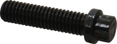 Value Collection - 3/8-16 UNC, 1-1/2" Length Under Head, 12 Point Drive Flange Bolt - 1-1/2" Thread Length, 170M PSI Alloy Steel, Smooth Flange, Uncoated - USA Tool & Supply