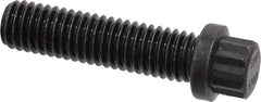 Value Collection - 7/16-14 UNC, 1-3/4" Length Under Head, 12 Point Drive Flange Bolt - 1-3/4" Thread Length, 170M PSI Alloy Steel, Smooth Flange, Uncoated - USA Tool & Supply