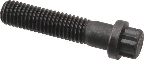 Value Collection - 1/2-13 UNC, 2-1/4" Length Under Head, 12 Point Drive Flange Bolt - 1-1/4" Thread Length, 170M PSI Alloy Steel, Smooth Flange, Uncoated - USA Tool & Supply