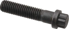 Value Collection - 1/2-13 UNC, 2-1/4" Length Under Head, 12 Point Drive Flange Bolt - 1-1/4" Thread Length, 170M PSI Alloy Steel, Smooth Flange, Uncoated - USA Tool & Supply