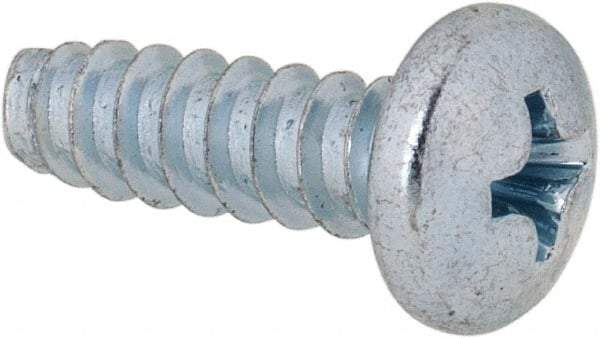 Value Collection - #10 Pan Head Phillips Sheet Metal Screw - Steel, 5/8" Length Under Head, Grade 2 - USA Tool & Supply