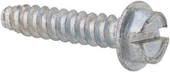 Value Collection - #8 Hex Washer Head Slotted Sheet Metal Screw - Steel, 3/4" Length Under Head, Grade 2 - USA Tool & Supply