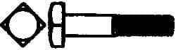 Value Collection - 1/2-13" UNC, 9" Length Under Head Square Head Bolt - Grade 2 Steel, Uncoated - USA Tool & Supply
