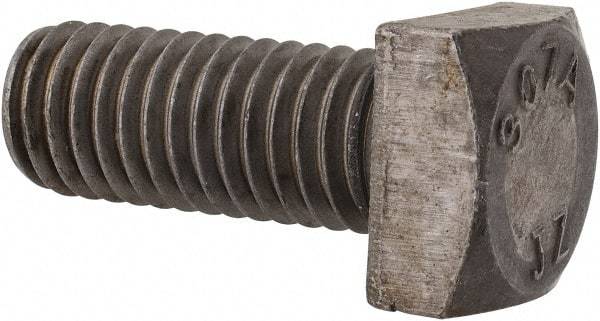 Value Collection - 1/2-13" UNC, 1-1/4" Length Under Head Square Head Bolt - Grade 2 Steel, Uncoated - USA Tool & Supply