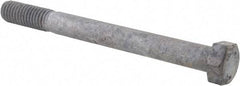 Value Collection - 3/8-16 Thread, 4" Length Under Head, Steel Hex Head Bolt - Hot Dipped Galvanized Coated, UNC Thread, ASTM A307, Grade 2 - USA Tool & Supply