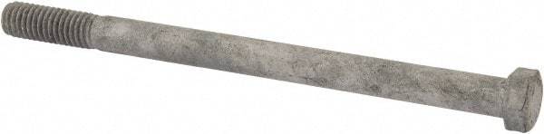 Value Collection - 3/8-16 Thread, 5-1/2" Length Under Head, Steel Hex Head Bolt - Hot Dipped Galvanized Coated, UNC Thread, ASTM A307, Grade 2 - USA Tool & Supply