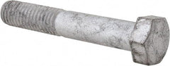 Value Collection - 1/2-13 Thread, 3" Length Under Head, Steel Hex Head Bolt - Hot Dipped Galvanized Coated, UNC Thread, ASTM A307, Grade 2 - USA Tool & Supply