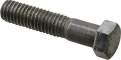 Value Collection - 7/16-14 Thread, 2" Length Under Head, Steel Hex Head Bolt - Uncoated, UNC Thread, ASTM A307, Grade 2 - USA Tool & Supply