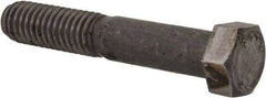 Value Collection - 7/16-14 Thread, 2-1/2" Length Under Head, Steel Hex Head Bolt - Uncoated, UNC Thread, ASTM A307, Grade 2 - USA Tool & Supply