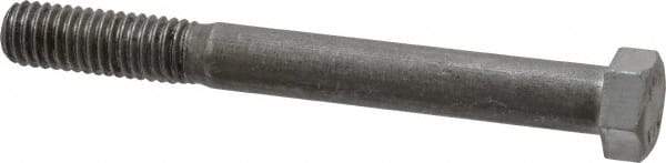 Value Collection - 7/16-14 Thread, 4" Length Under Head, Steel Hex Head Bolt - Uncoated, UNC Thread, ASTM A307, Grade 2 - USA Tool & Supply