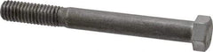 Value Collection - 7/16-14 Thread, 4" Length Under Head, Steel Hex Head Bolt - Uncoated, UNC Thread, ASTM A307, Grade 2 - USA Tool & Supply