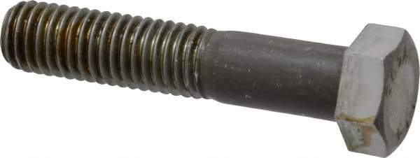 Value Collection - 1/2-13 Thread, 2-1/2" Length Under Head, Steel Hex Head Bolt - Uncoated, UNC Thread, ASTM A307, Grade 2 - USA Tool & Supply