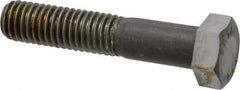 Value Collection - 1/2-13 Thread, 2-1/2" Length Under Head, Steel Hex Head Bolt - Uncoated, UNC Thread, ASTM A307, Grade 2 - USA Tool & Supply