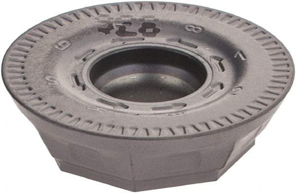 Iscar - RFMT1905 76 Grade IC928 Carbide Milling Insert - TiAlN Finish, 0.2157" Thick, 0.7772" Inscribed Circle - USA Tool & Supply