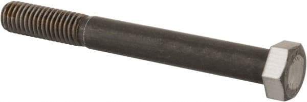 Value Collection - 1/2-13 Thread, 4-1/2" Length Under Head, Steel Hex Head Bolt - Uncoated, UNC Thread, ASTM A307, Grade 2 - USA Tool & Supply
