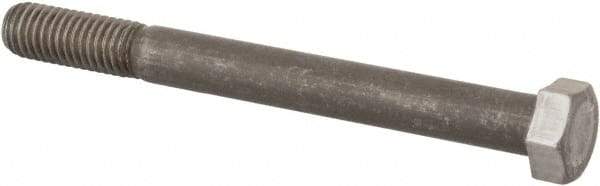 Value Collection - 1/2-13 Thread, 5" Length Under Head, Steel Hex Head Bolt - Uncoated, UNC Thread, ASTM A307, Grade 2 - USA Tool & Supply