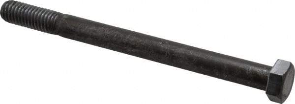Value Collection - 1/2-13 Thread, 6" Length Under Head, Steel Hex Head Bolt - Uncoated, UNC Thread, ASTM A307, Grade 2 - USA Tool & Supply