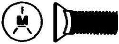 Value Collection - 7/16-14 UNC, 1-3/4" OAL, Steel Plow Bolt - Zinc-Plated Finish, Grade 5 - USA Tool & Supply