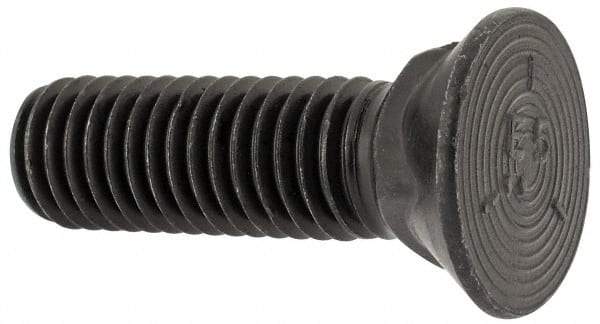 Value Collection - 1/2-13 UNC, 1-3/4" OAL, Steel Plow Bolt - Uncoated, Grade 5 - USA Tool & Supply