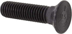 Value Collection - 1/2-13 UNC, 2" OAL, Steel Plow Bolt - Uncoated, Grade 5 - USA Tool & Supply