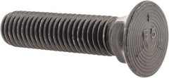 Value Collection - 1/2-13 UNC, 2-1/4" OAL, Steel Plow Bolt - Uncoated, Grade 5 - USA Tool & Supply