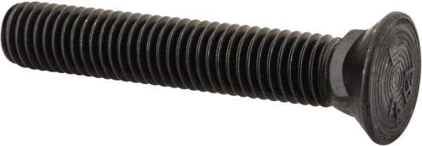 Value Collection - 1/2-13 UNC, 3" OAL, Steel Plow Bolt - Uncoated, Grade 5 - USA Tool & Supply