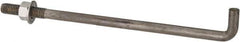 Value Collection - 1/2-13, 10" OAL Bent Anchor Bolt - Grade 2 Steel - USA Tool & Supply