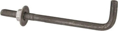 Value Collection - 5/8-11, 10" OAL Bent Anchor Bolt - Grade 2 Steel - USA Tool & Supply