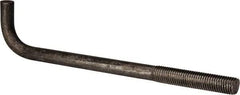 Value Collection - 3/4-10, 12" OAL Bent Anchor Bolt - Grade 2 Steel - USA Tool & Supply