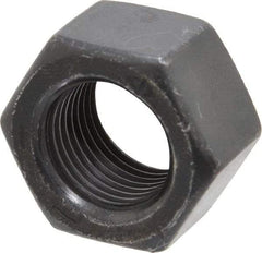 Value Collection - 5/8-18 UNF Steel Right Hand Hex Nut - 15/16" Across Flats, 35/64" High, Black Oxide Finish - USA Tool & Supply